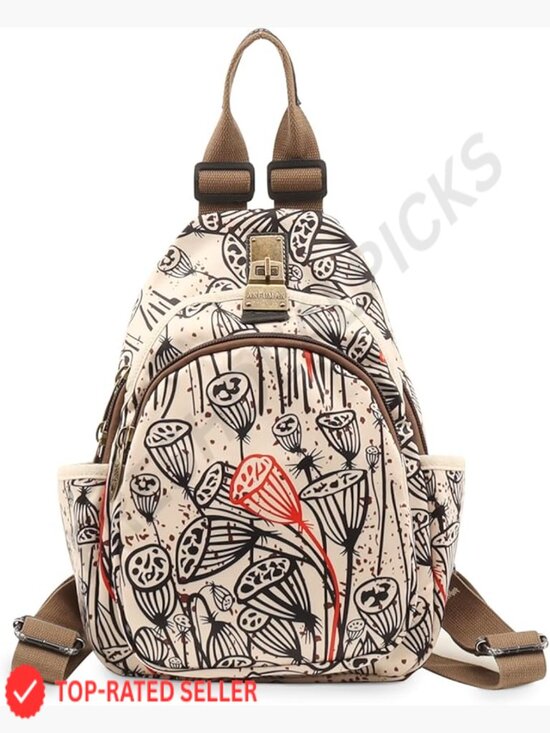 Mini Waterproof Colorful Print Backpack Leisure Travel Daypack Anti-Theft main image 4